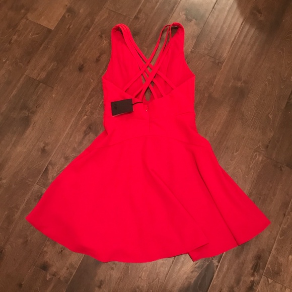 NWT NBD Ride Or Die Dress in Red - Picture 4 of 5